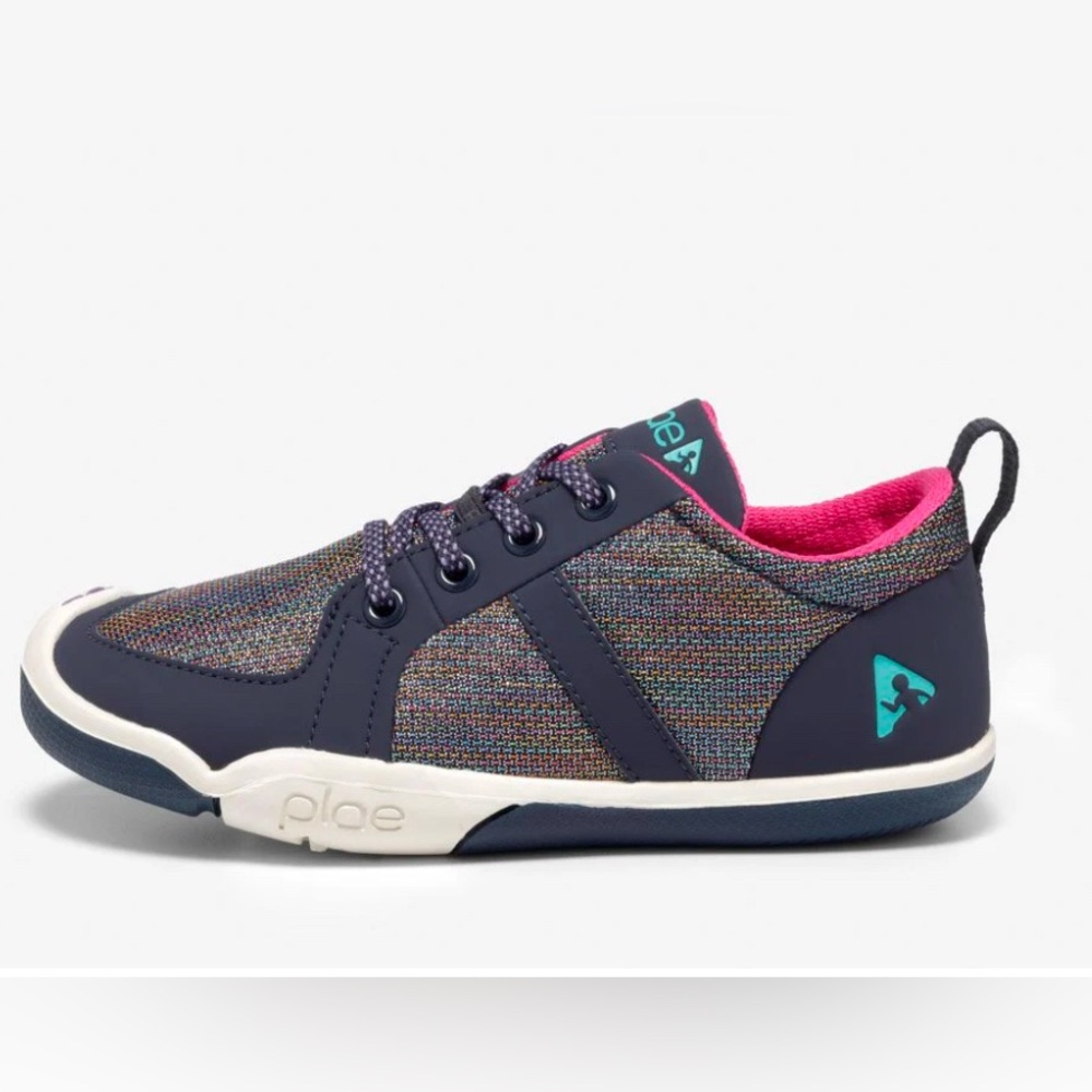 Plae girls sneakers size 2 - miles - titanium quartz